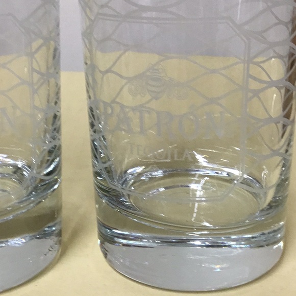 New 4 Patron Tequila Glasses - Picture 6 of 6